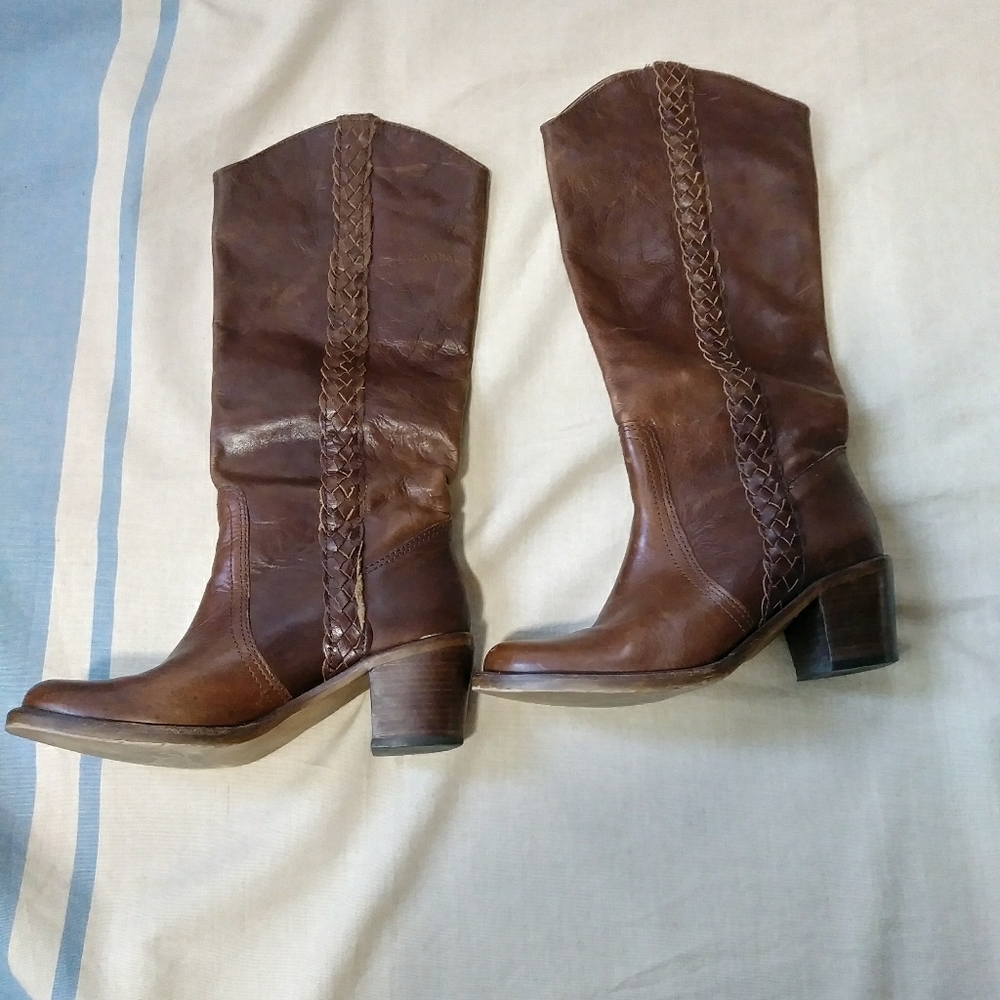Brown Leather Boots